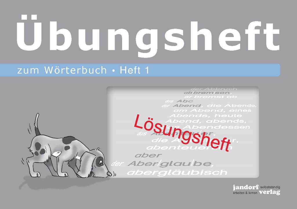 Wörterbuchübungsheft 1 (Lösungsheft)