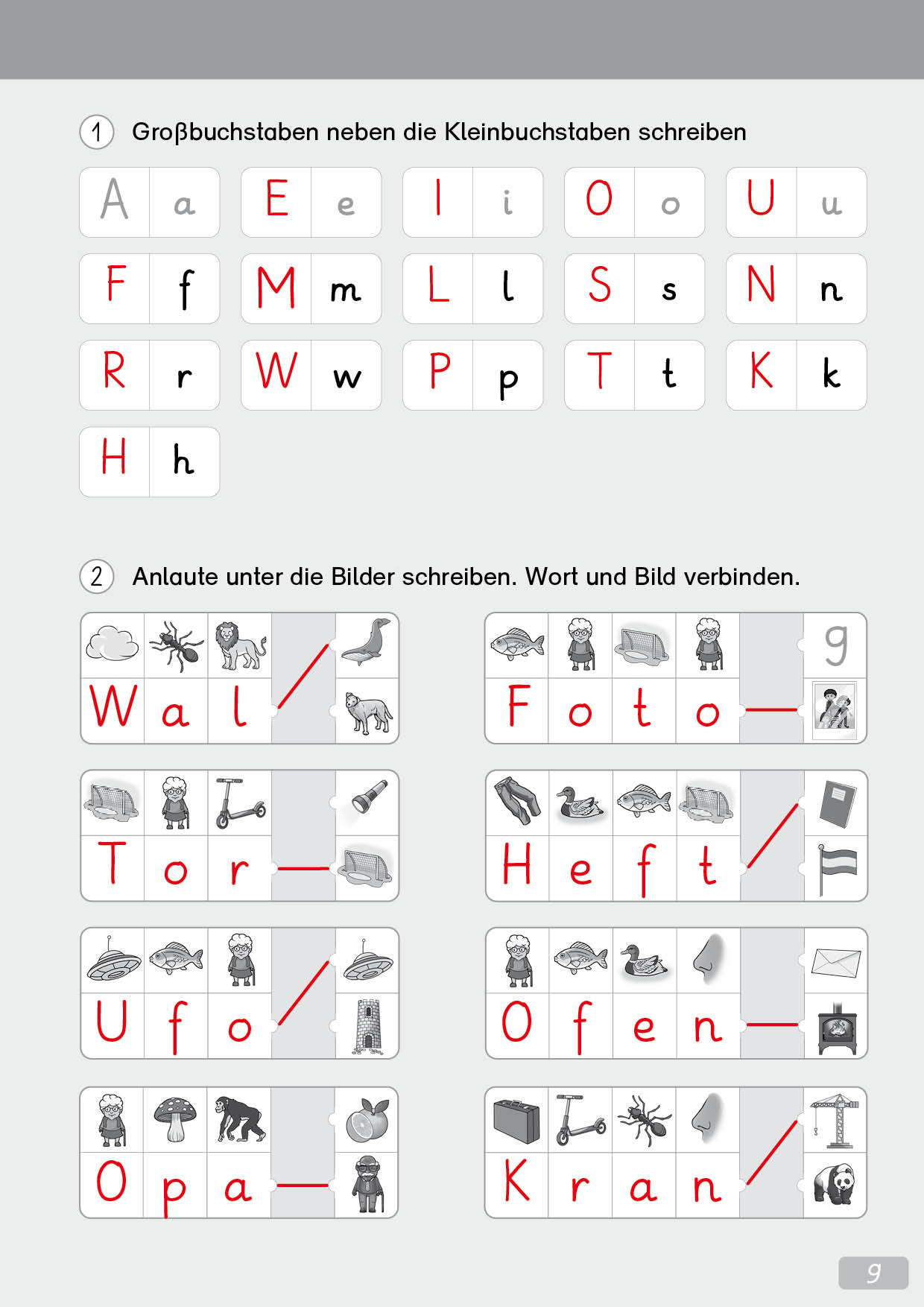 Lauttabellenlernheft (Grundschrift) (Lösungsheft)