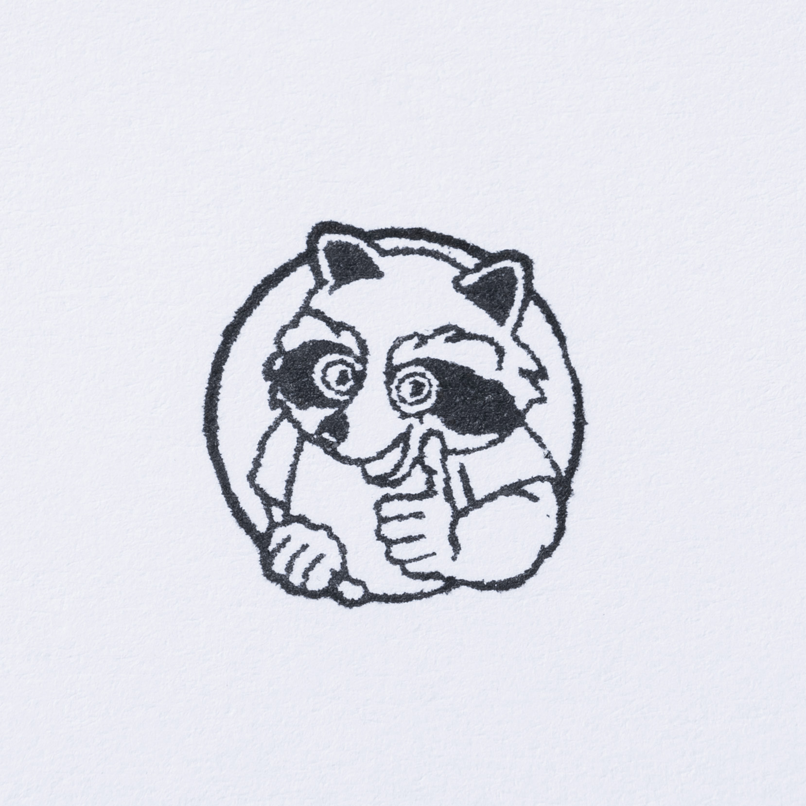 Stempel Waschbär