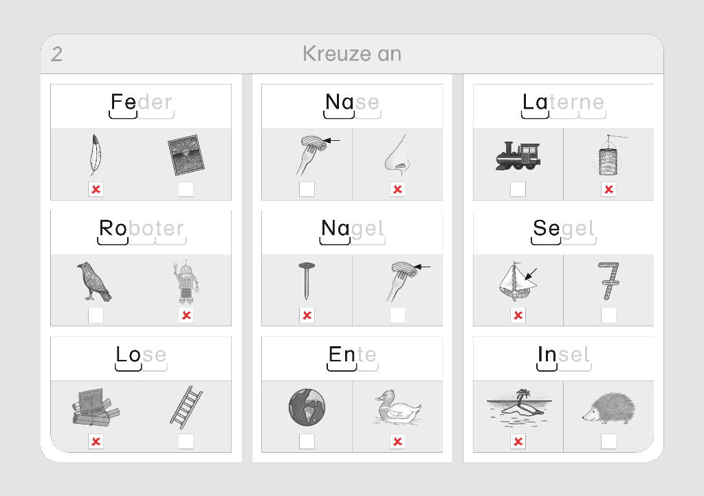 Lies mal - Das Heft mit dem Küken (Lösungsheft)