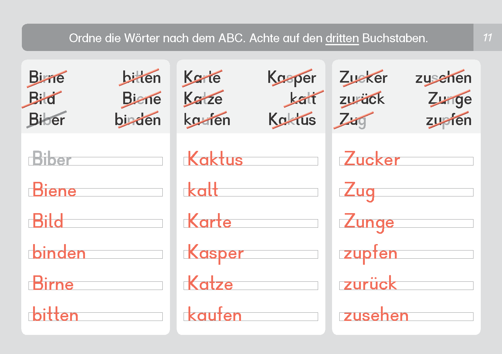 Wörterbuchübungsheft 2 (Lösungsheft)