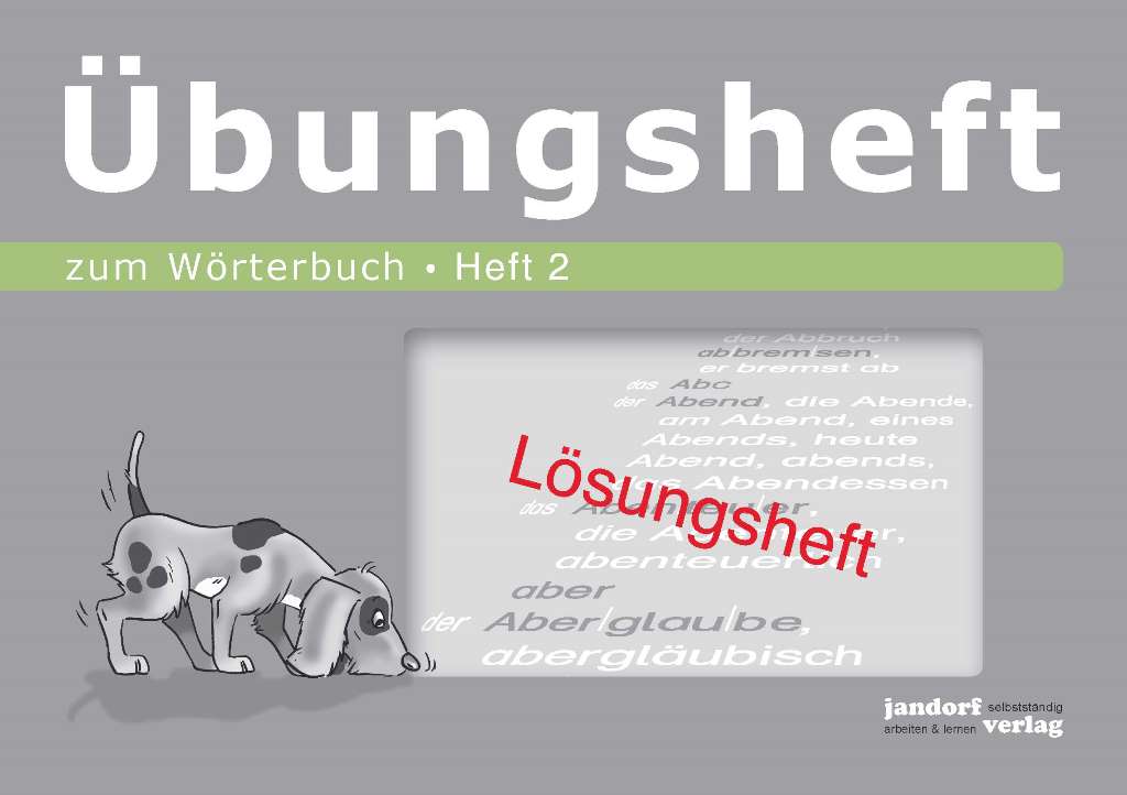 Wörterbuchübungsheft 2 (Lösungsheft)