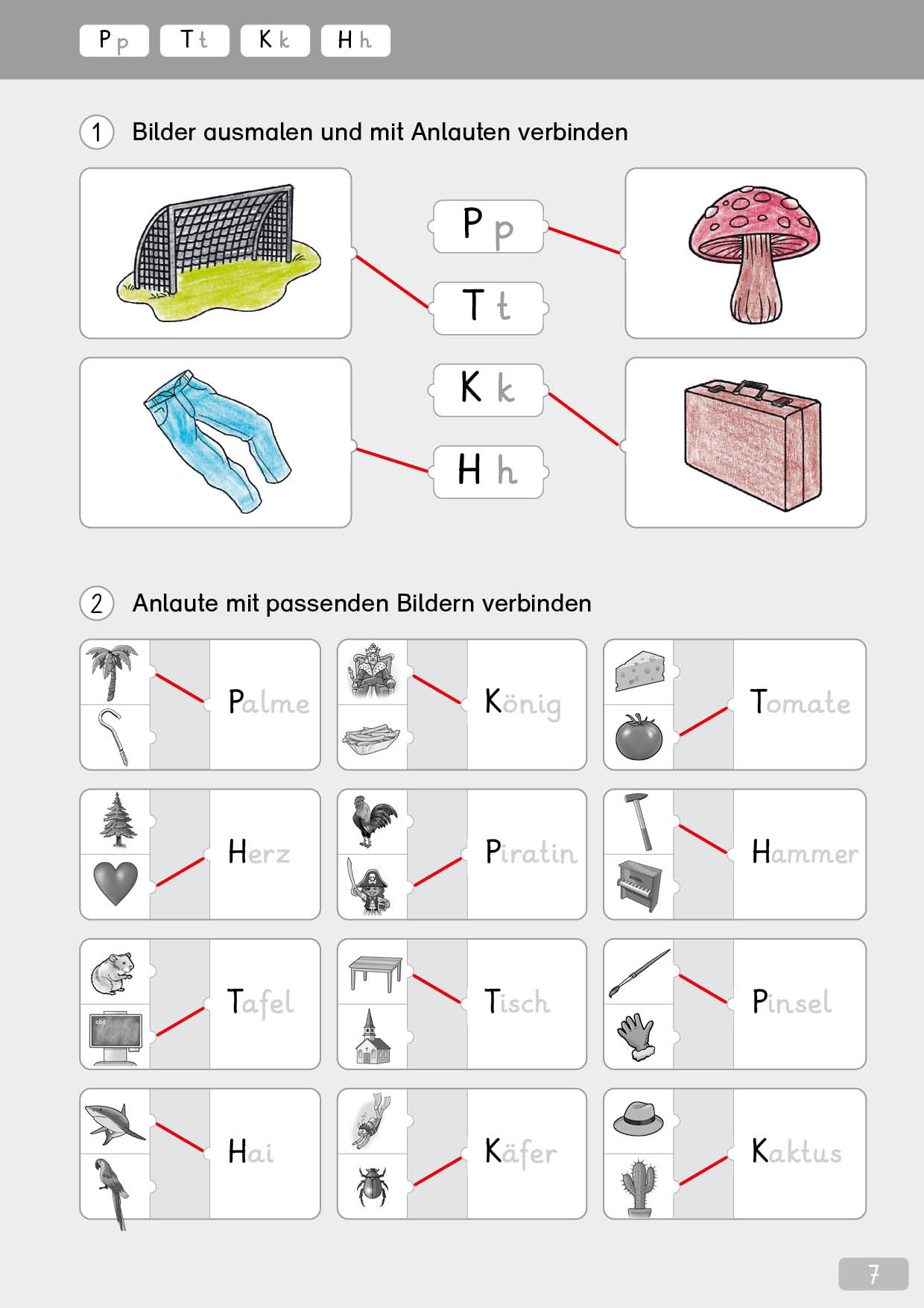 Lauttabellenlernheft (Grundschrift) (Lösungsheft)