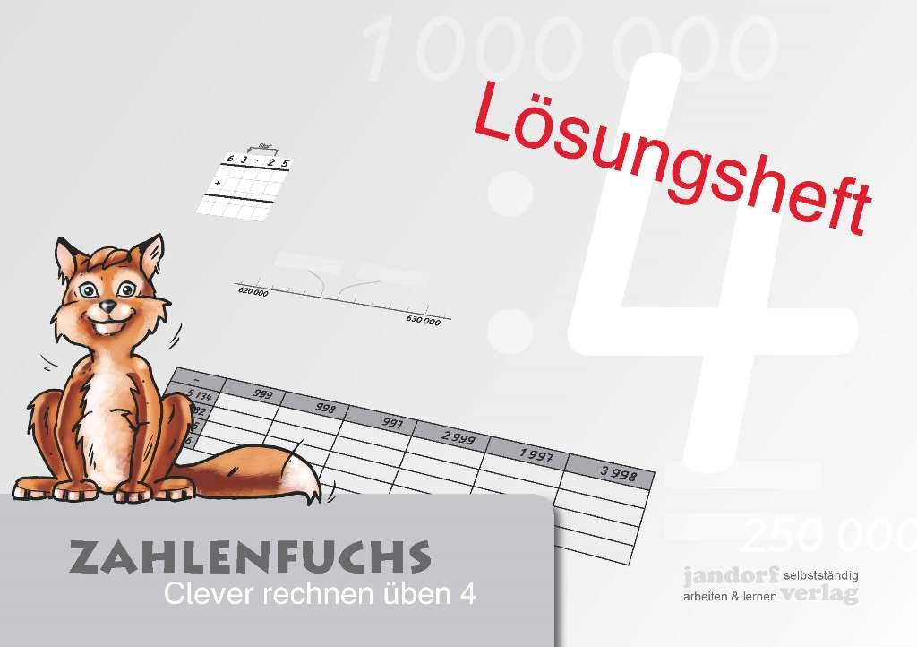 Zahlenfuchs 4 (Lösungsheft)